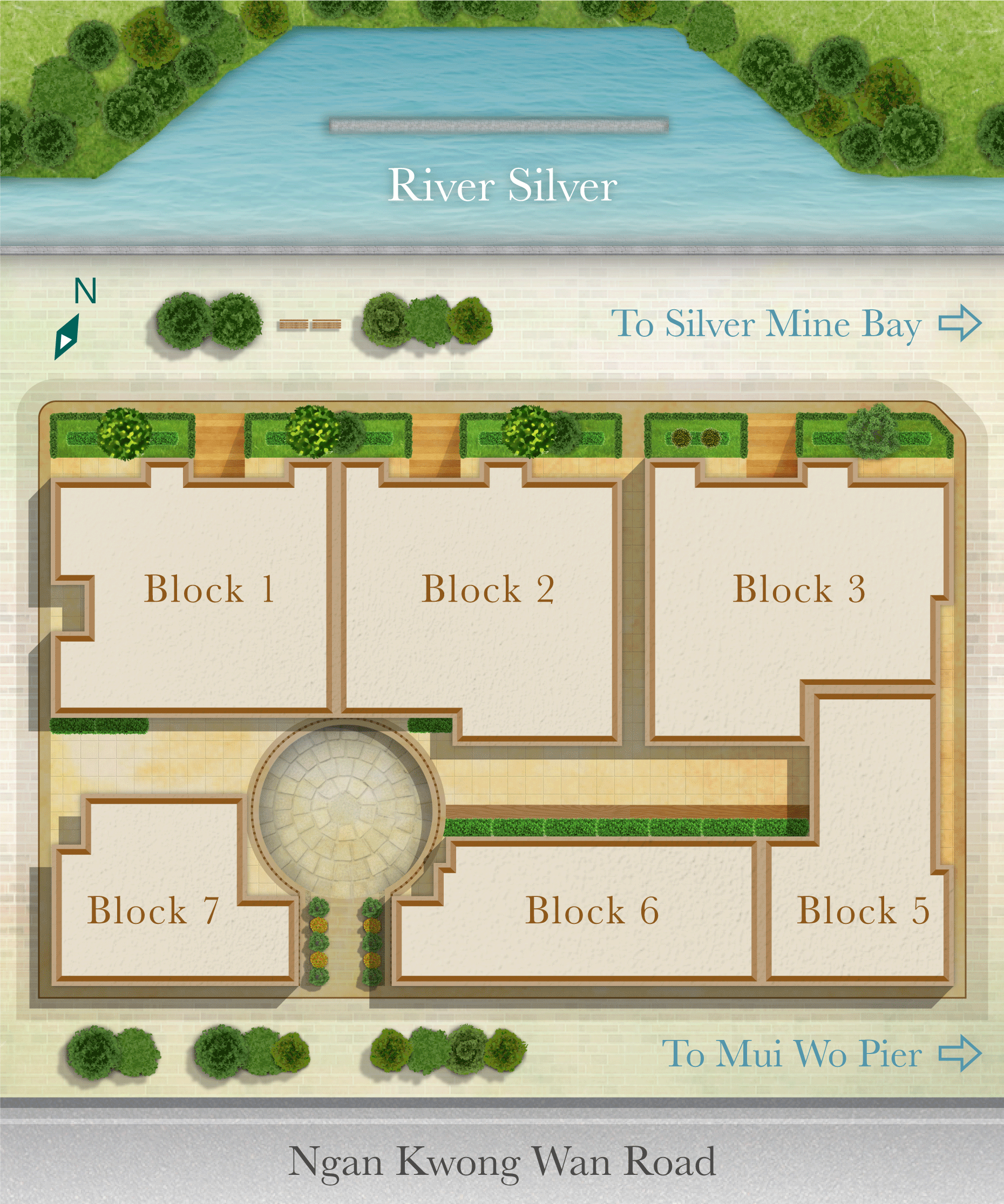 Riverwalk masterplan